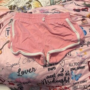 Light pink with white stripes on the side